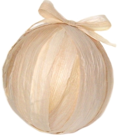 Глобус из листья кукурузы