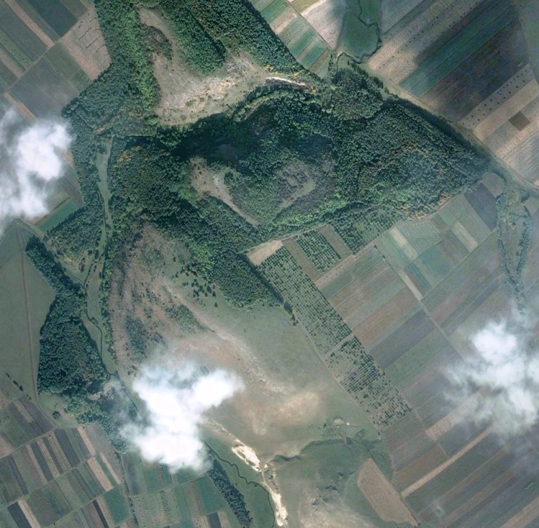 Борта Чунтулуй на карте Google, ближний план