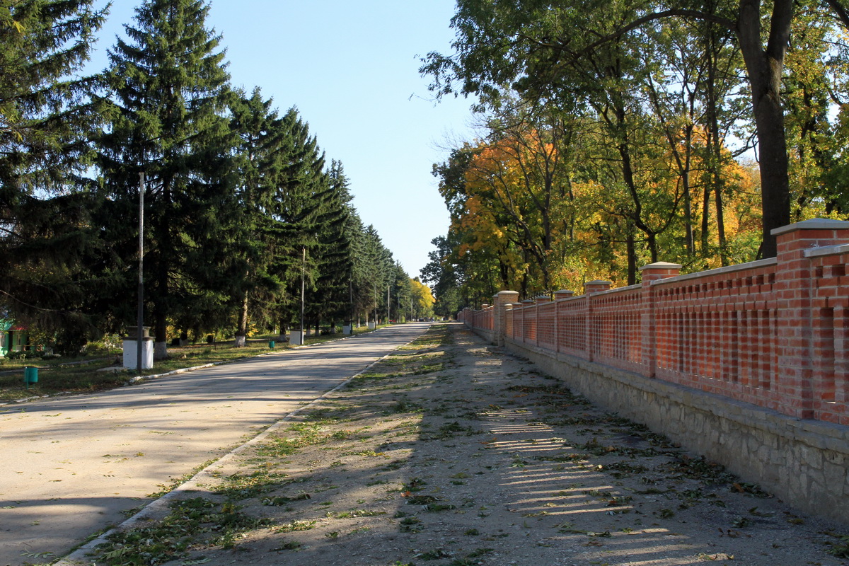 Gardul restabilit din jurul conacului Pommer, Ţaul, 2014