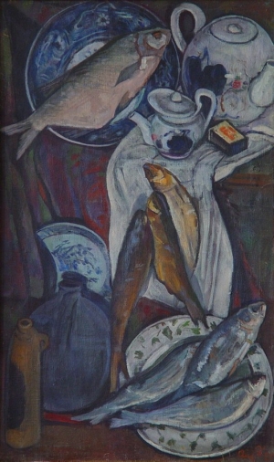 А. Баллиер. Натюрморт с рыбой. 1879-1961 