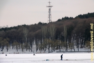 Lacul Valea Morilor iarna, 2006