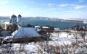 Peisaj de iarnă de lîngă satul Molovata, Dubăsari
