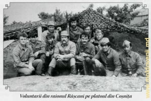 Voluntarii din raionul Rîșcani pe platoul din Coșnița 