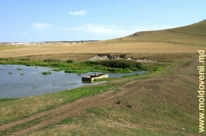 Запруда на реке Драгиште между селами Фетешть и Бурлэнешть 