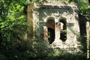 Peretele lateral al vechii biserici