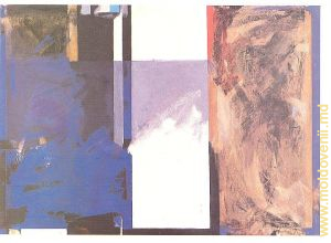 Андрей Сырбу. «Sintaxis». 100x150cm. u / p. 1989. Композиция из альбома выставки «Ideal project for soviet art market»