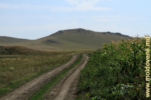 Drumul spre defileu de-a lungul rîului Draghişte