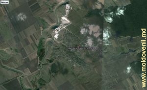 Село Брынзены на карте Google