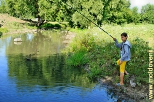 Рыбалка на Раковце в селе Тырнова, Единец