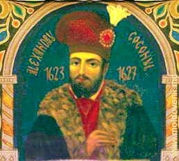 Alexandru Coconul - frescă din Biserica Radu Vodă, fiul lui Radu Mihnea Vodă
