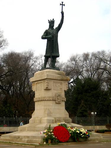 Monumentul lui Ştefan cel Mare din Chişinău.