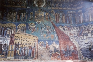 Монастырь Воронец. Страшный суд, 1547.      