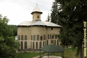 Biserica mănăstirii Sf. Treimi, vedere de spate şi de sus