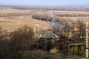 Rîul Prut în apropiere de satul Hănăşenii Noi, Leova. La început de primăvară