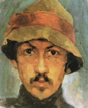 A. Plămădeală. Autoportret.1918
