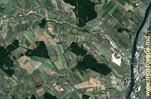 Valea rîului Ciorna de la Şoldăneşti pînă la gura rîului pe harta Google