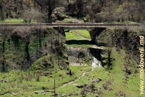 Podul de cale ferată de deasupra afluentului rîului Ciorna de lîngă satul Glinjeni, Rezina