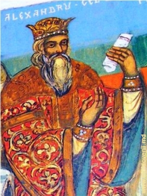 Alexandru cel Bun, frescă la Mănăstirea Neamț