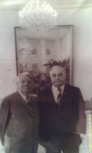 or. Moscova, Sovietul Suprem al URSS, cu M. Gheorgadze, secretarul Prezidiului Sovietului Suprem al URSS, anul 1977