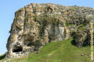 Оконечность Бутештского рифа, у подножия которого расположена пещера