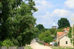 Strada centrală a satului Ţigăneşti, Străşeni