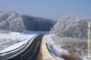 Traseul Chisinău-Leuşeni, iarna 2012