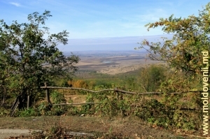 Peisaj de toamnă, vedere dinspre satul Rădenii Vechi, Ungheni. Octombrie