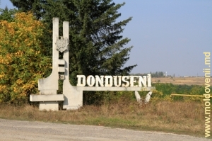 Intrarea în oraşul Donduşeni, octombrie