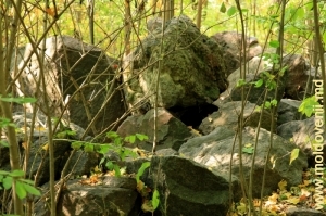 Lespezile de granit din parcul Vila Mîndîc