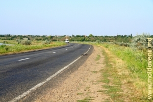 Porţiunea de drum ucraineană lîngă satul Palanca