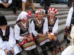 2005. Члены хорватской делегации на детском фольклорном фестивале