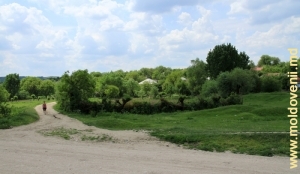 Partea centrală a satului Ţigăneşti, Străşeni