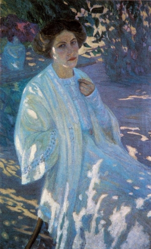 P. Şilingovschi. Portretul soţiei.