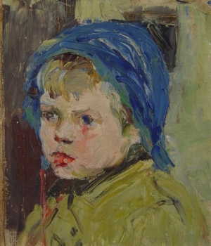 L. Arionescu. Portret de copil. 1904, MNAM