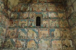 Внутренняя фреска церкви Св. Иона Крестителя, монастыря Арборе.